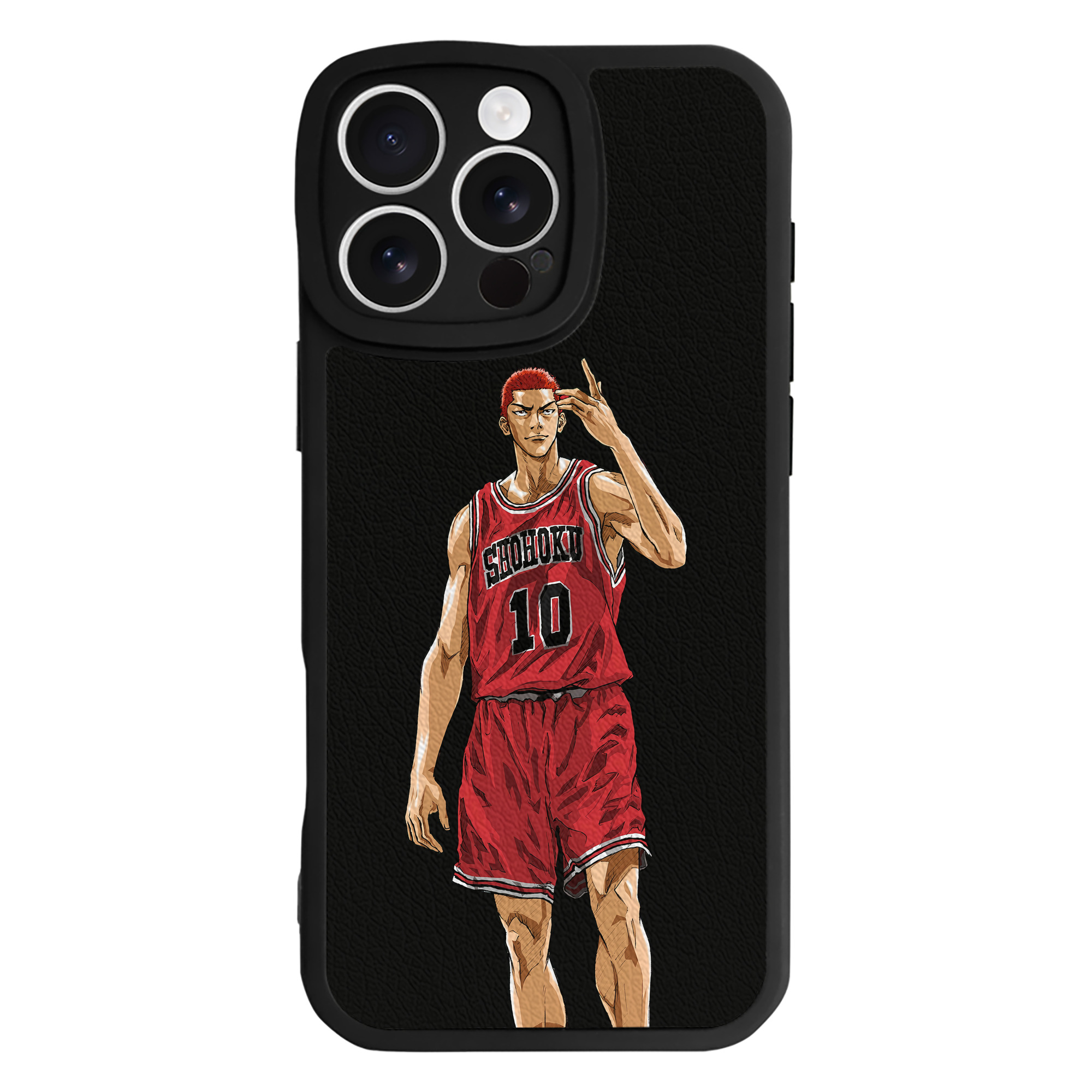 （画像用） SLAM DUNK／スラムダンク 【iPhone 16シリーズ対応】シリコンスマホケース（レザー調） 材質：シリコン